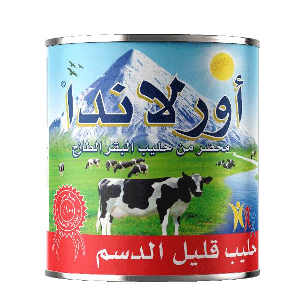 Orlanda Low fat evaporate milk